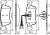 Тормозные колодки дисковые VW Transporter/Multivan "R "03>> PR2 BOSCH ="0986495115" (фото 1)