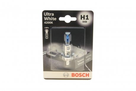 Лампа___ H1 Ultra White 4200K блистер - кратн. 20 шт BOSCH ="1987301088" (фото 1)