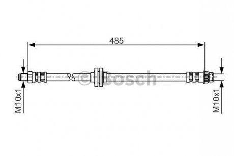 Шланг тормозной BOSCH 1987476827