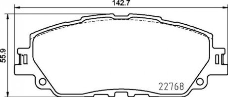 Гальмівні колодки дискові BREMBO P83 172 (фото 1)