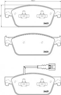 Гальмівні колодки BREMBO P85141