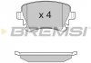 Гальмівні колодки зад Caddy III/Golf V/Audi A4 03- BP3130