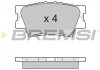 Тормозные колодки зад. Toyota RAV4 06- (akebono) BREMSI BP3252