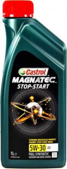 Масло моторное Magnatec Stop-start A5 5W-30 (1 л) CASTROL CASMAGN5W30A51L