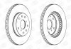 Диск тормозной передний (кратно 2шт.) Fiat Sedici (06-14)/Suzuki SX4 (06-), Vitara (LY) (15-) CHAMPION 562534CH (фото 1)