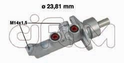TOYOTA Главный тормозной цилиндр (торм установка Bosch, с ESP) AVENSIS 03-08, COROLLA 05-09 CIFAM 202-648 (фото 1)