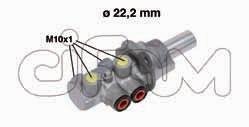 FIAT Главный тормозной цилиндр без ABS Doblo 05- (сист.Bosch) CIFAM 202-676 (фото 1)