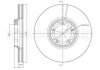 CIFAM FORD Диск тормозной передний Transit 00- 800-714