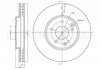 Гальмівний диск перед. W203/W208/W209/Crossfire (95-11) CIFAM 800-753C (фото 1)