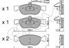 Тормозные колодки перед. Fiat Bravo/Marea 96-02 (ATE) (156,3x52,6x17,6) 822-082-0