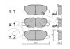 MITSUBISHI Колодки торм.задние Outlander 12-, ASX, CITROEN C4 Aircross, MAZDA 6 CIFAM 822-995-0 (фото 1)