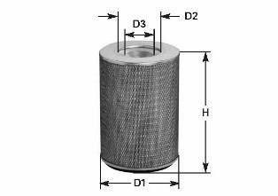 Фільтр повітряний MB207-410D (вставка) CLEAN FILTERS MA744