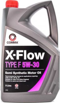 Масло моторное X-Flow Type F 5W-30 (5 л) COMMA XFF5L