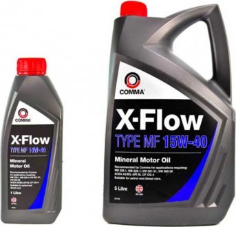 Масло моторне X-Flow Type MF 15W-40 (1 л) COMMA XFMF1L (фото 1)