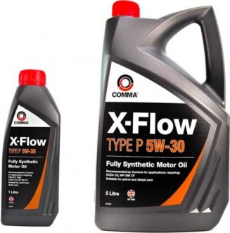 Масло моторное X-Flow Type P 5W-30 (1 л) COMMA XFP1L