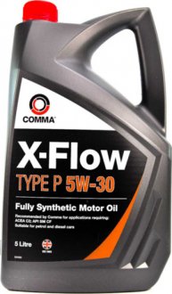 Мастило моторне X-Flow Type P 5W-30 (5 л) COMMA XFP5L