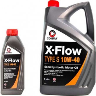 Масло моторное X-Flow Type S 10W-40 (1 л) COMMA XFS1L