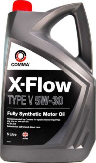 Масло моторное X-Flow Type V 5W-30 (5 л) COMMA XFV5L