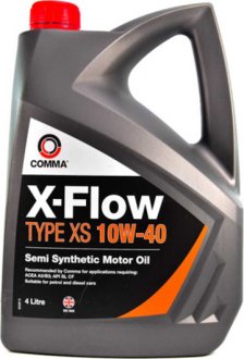Масло моторное X-Flow Type XS 10W-40 (4 л) COMMA XFXS4L