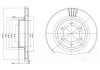 Диск тормозной TOYOTA Land cruiser "F D=338mm "03>> Delphi ="BG4052" (фото 1)