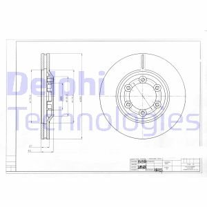 Тормозной диск Delphi BG4175 (фото 1)