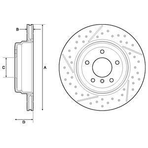 Тормозной диск Delphi BG4714C