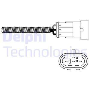 Датчик кислорода Delphi ES10971-12B1