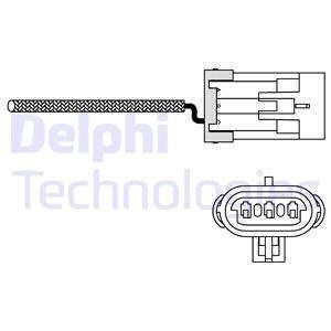 Датчик кислорода Delphi ES10988-12B1 (фото 1)