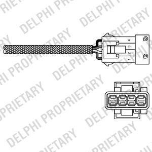 Датчик кислорода Delphi ES20245-12B1