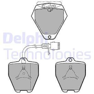 Комплект тормозных колодок из 4 шт. дисков Delphi LP1024 (фото 1)
