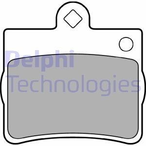 Комплект тормозных колодок из 4 шт. дисков Delphi LP1402 (фото 1)