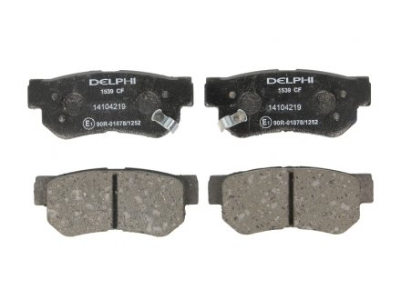 Тормозные колодки, дисковые. Delphi LP1539 (фото 1)