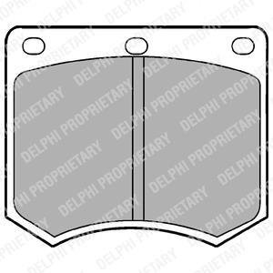 FORD Тормозные колодки передние Taunus,Granada Delphi LP154