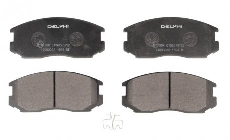 Гальмівні колодки, дискові Delphi LP1594