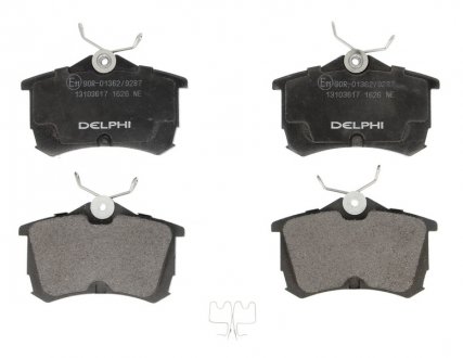 Тормозные колодки, дисковые. Delphi LP1626 (фото 1)