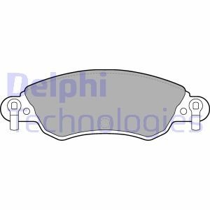 Тормозные колодки, дисковые. Delphi LP1656 (фото 1)
