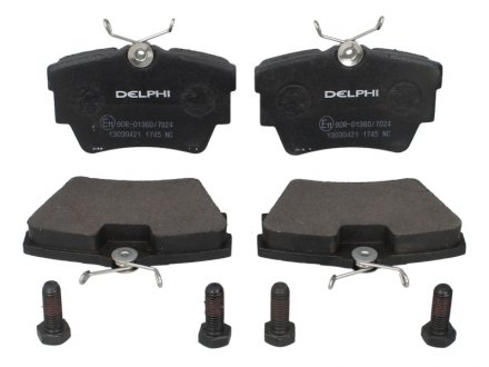 Комплект гальмівних колодок з 4 шт. дисків Delphi LP1745 (фото 1)