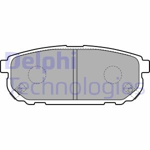 Тормозные колодки, дисковые. Delphi LP1850 (фото 1)