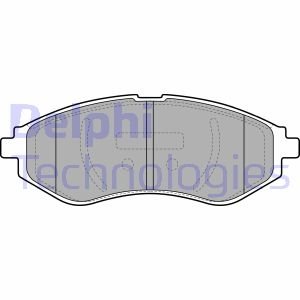 Комплект гальмівних колодок з 4 шт. дисків Delphi LP1895 (фото 1)