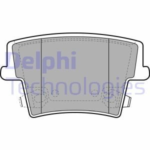 Тормозные колодки, дисковые. Delphi LP2035 (фото 1)