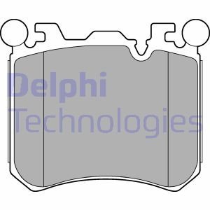 Гальмівні колодки дискові BMW X5(E70) "F "09>> Delphi ="LP2287"