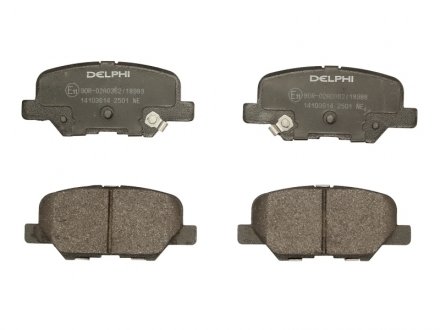 Тормозные колодки, дисковые. Delphi LP2501 (фото 1)