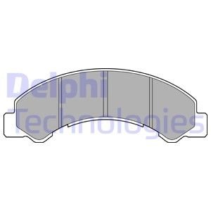 К-т тормозных колодок TOYOTA DYNA 06- Delphi LP2769 (фото 1)