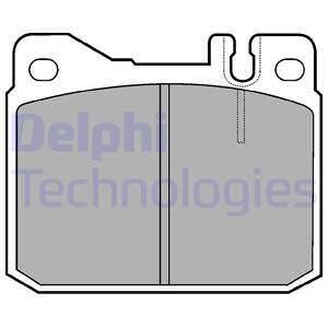 Тормозные колодки дисковые MERCEDES W123 "F "76-79 Delphi ="LP427" (фото 1)