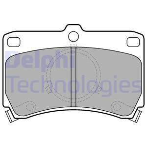 Тормозные колодки дисковые MAZDA 323 "85-90 Delphi ="LP531"