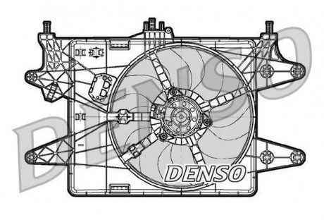Вентилятор радиатора DENSO DER09082