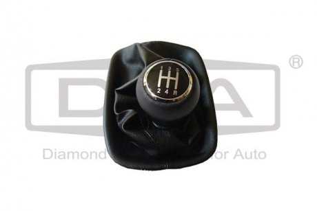 Рукоятка чорна без пильовика штока вибору передач 5 ступ Audi A6 (97-05) DPA 77111640602 (фото 1)