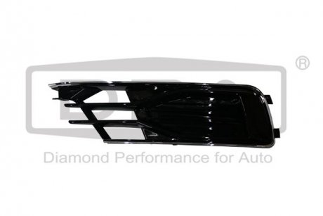 Решетка протифотуманной фары правая (черная) Audi A6 (11-) DPA 88071841202 (фото 1)