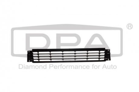 Решетка радиатора нижняя средняя (черная) VW Polo (09-14) DPA 88531691702 (фото 1)