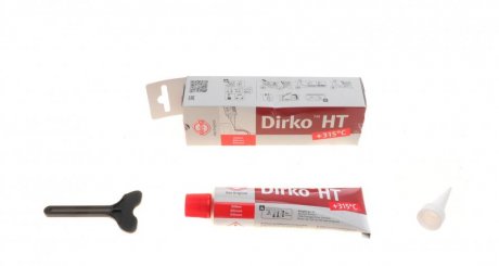 Герметик 70 ml Dirko HT (-60°C +315°C) червоний (аналог 705.707) ELRING 705.708 (фото 1)